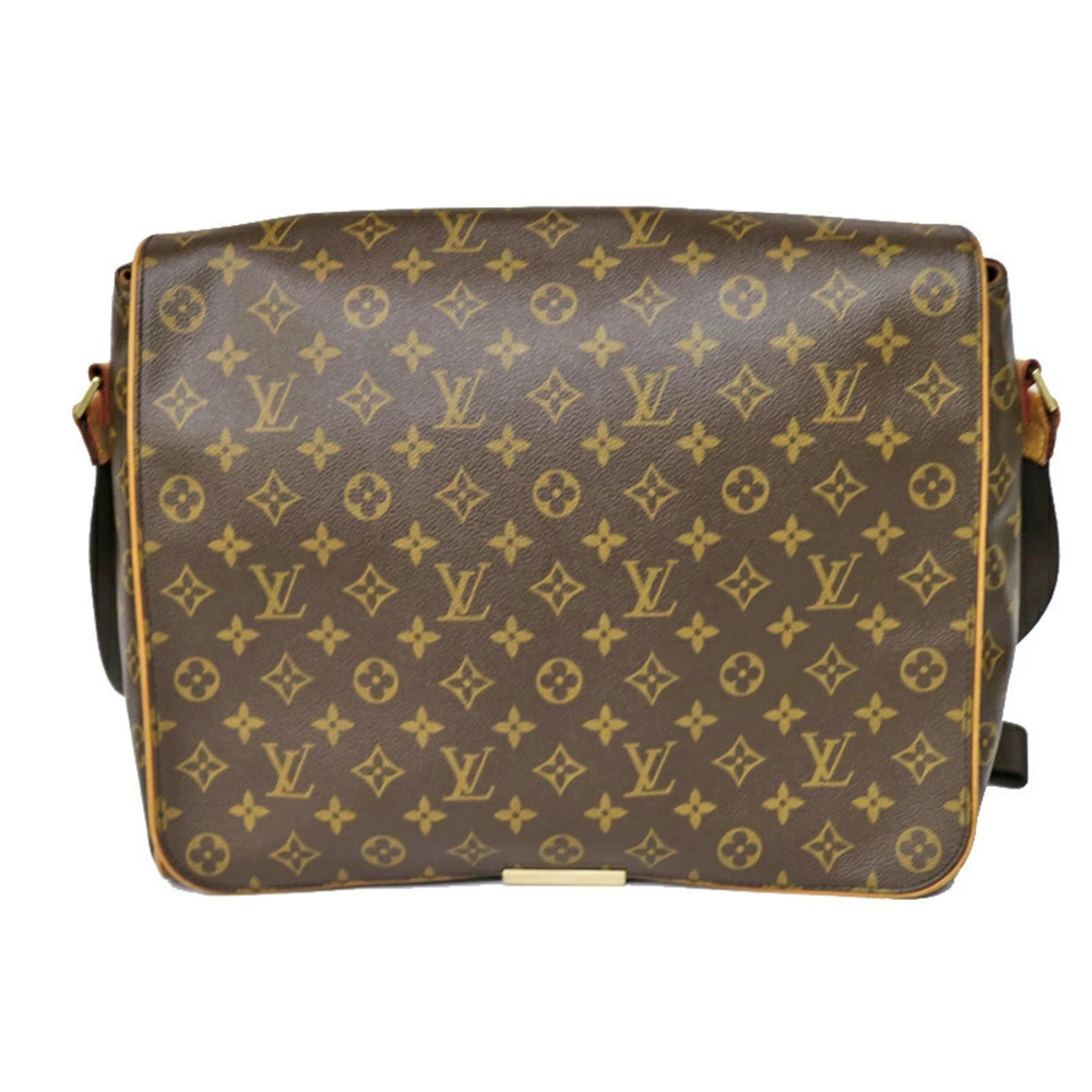 LOUIS VUITTON Abesses Shoulder Bag Monogram Canvas LV Brown